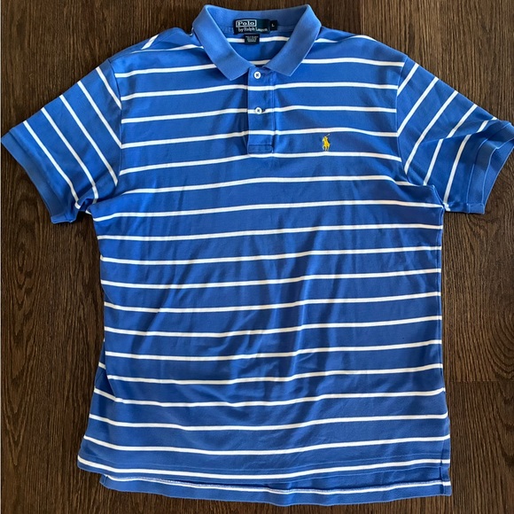 Polo Ralph Lauren Other - Polo Ralph Lauren Blue Striped Men’s Polo Shirt